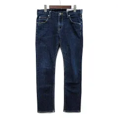 シップスジェットブルー SHIPS JET BLUE カイハラ JEG デニム スキニー パンツ ジーンズ ストレッチ インディゴ Mのサムネイル