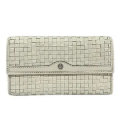 Max Mara(マックスマーラ) 長財布 - 白 編み込み レザーのサムネイル