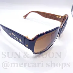 COACH コーチ KARIS S757A シグネチャー サイドロゴ サングラス べっ甲柄 ブラウン 度なし 蝶々 ケース付き OJ267-2のサムネイル