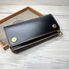 トラッカーウォレット ロング】 3層 ホースバット シルバー TALON