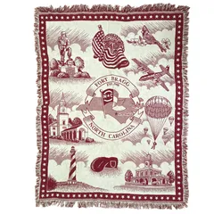 vintageラグ ブランケット マルチカバー タペストリー ノースカロライナ州 フォートブラッグ 名所 Rug Blanket Landmark 3729のサムネイル