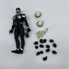 中古】NEXUS7 ナイロンダブルライダースジャケット サイズ50 ブラック