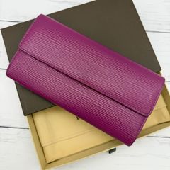 ✨美品✨LOUIS VUITTON 長財布 エピ ポルトフォイユ サラ 赤紫 - メルカリ