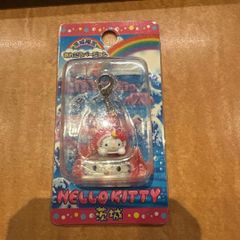 レア＊希少＊信州限定＊ご当地キティ＊傘付きマスコット ハローキティ ファスナーマスコット 信州限定 りんご 傘 アンブレラ