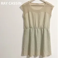 RAY CASSIN レイカズン　レース　ドット　花柄　ミニワンピース　オケージョン　Mサイズのサムネイル