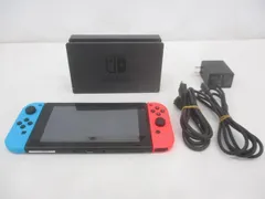  中古品 ゲーム Nintendo switch ニンテンドースイッチ 本体 HAC-001 ジョイコン ネオンブルー ネオンレッド 動作品 本体のみ 周辺機器付きのサムネイル