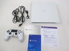  中古品 ゲーム プレイステーション4 PS4本体 CUH-2200A ホワイト 動作品 周辺機器付きのサムネイル