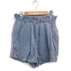 ダブルスタンダードクロージング ダブスタ DOUBLE STANDARD CLOTHING タック ショート パンツ ゴム F ブルー 青 /FT8のサムネイル