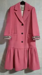 LUCKY CHOUETTE ウール100% ロングコートのサムネイル