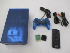 中古品 ゲーム プレイステーション2 PS2 本体 SCPH-37000 オーシャンブルー 動作品 本体のみ 周辺機器付きのサムネイル