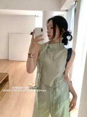 新品 | ハイワンス | ルイ ハイネック タイ ノースリーブ ブラウスのサムネイル