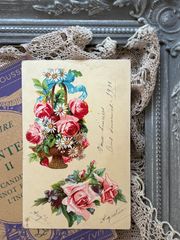 フランス アンティーク 花束 油彩画 サイン入 - メルカリ