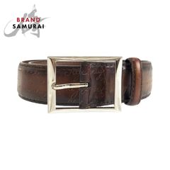 美品！ベルルッティ［大きいサイズ］ベルト カリグラフィ レザー 95