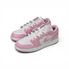gs245 NIKE ナイキ エアジョーダン 1 ロー ピンク 白のサムネイル