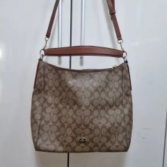 極美品 COACH F80298 Hallie シグネチャートートバッグ PVC - メルカリ