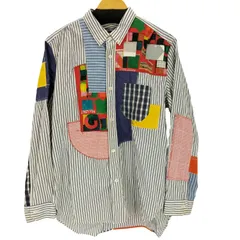 ジュンヤワタナベコムデギャルソンマン JUNYA WATANABE COMME des GARCONS MAN ストライプパッチワークシャツ メンズ import：L のサムネイル