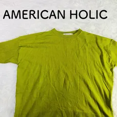 AMERICAN HOLIC カットソー ニット 丸ネック 長袖 Mサイズのサムネイル
