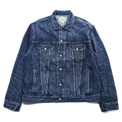 Polo Ralph Lauren デニムジャケット Gジャン XL インディゴ ブルー ヴィンテージ加工 3rdタイプ トラッカージャケットのサムネイル