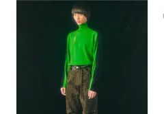 アンダーソンベル コントラスト タートルネック セーター GREEN/BLACK (未開封 新品)のサムネイル