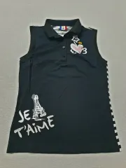 CASTELBAJAC ノースリーブ カラーTシャツ ブラック 55 レディース 85 90のサムネイル
