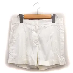 ジルサンダー JIL SANDER ロールアップ ショートパンツ 透け感 コットン 綿 36 オフホワイト /NT19のサムネイル