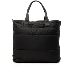 プラダ 三角ロゴプレート トラベルバッグ ボストンバッグ ブラック ナイロン レザー レディース PRADA【1-0273027】のサムネイル