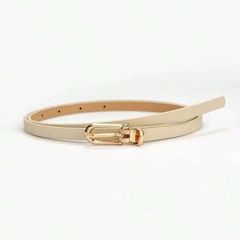 액세서리 여성 벨트 여성 멀티 컬러 버클 PU 드레스 스웨터 데코라티브 스키니 벨트, 데일리웨어에 적합