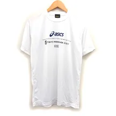 アシックス asics Tシャツ 東京マラソン 2007 プリント 半袖 丸首 スポーツウエア O ホワイト 白 /FT6のサムネイル