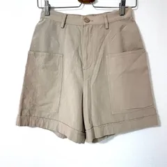 MURUA ムルーア コットン ショートパンツ ベージュ 裏地付き サイズM 綿のサムネイル