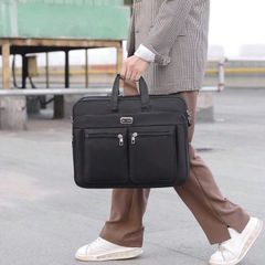Men's Business Bag Briefcase 1pc New Stylish Contrast Color Men's Backpack, 26L Large Capacity Casual Daypack, for Students, Business Trips, Travel, School Bag, University, Work Bag, Laptop Bag, Easter