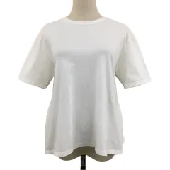 ハニーミーハニー HONEY MI HONEY カットソー Tシャツ クルーネック 無地 バックリボン 半袖 F 白 黒 ホワイト ブラックのサムネイル