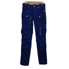 セマンティックデザイン SEMANTIC DESIGN パンツ カーゴ テーパード ロング 無地 S 青 ブルーのサムネイル