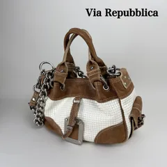 Via Repubblica y2k italy archive Leather chain shoulder bag ヴィアリパブリカ イタリア製 チェーンショルダーバッグ レザー アーカイブ 平成 レアのサムネイル