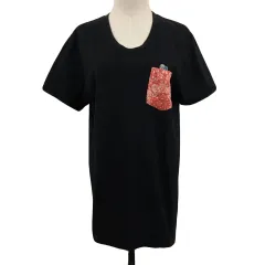 フランシストモークス FranCisT MOR.K.S カットソー Tシャツ ラウンドネック プルオーバー 半袖 4 黒 赤 ブラック レッドのサムネイル