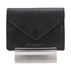 極美品✨GIVENCHY 4G レザー Gカット ウォレット 二つ折り ブラック