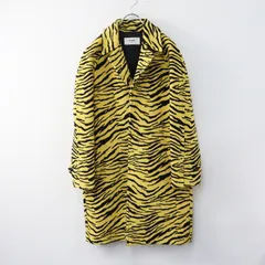 美品 JPタグ 2019FWコレクション着用 セリーヌ オム CELINE HOMME エディ期 タイガー マックコート 44 イエロー┃//-.【2400015074047】のサムネイル