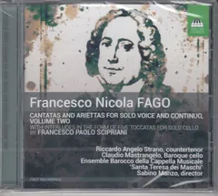 [CD/Toccata]ニコラ・ファーゴ(1677-1745):カンタータ「何が望みなのだ、わが心よ」m2&フランチェスコ・パオロ・シプリアーニ(1678-1753):トッカータ第10番他/リッカルド・アンジェロ・ストラーノ(c-t)他&サビノ・マンゾ指揮のサムネイル