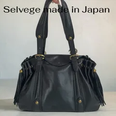 Selvedge 日本製 ハンドバッグ ブラック Y2K 本革のサムネイル