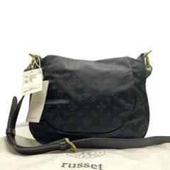 未使用 Russet ラシット ショルダーバッグ ナイロン ネイビー 保存袋のサムネイル