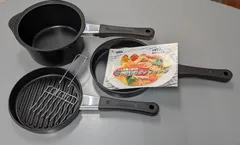 スリースターズ　IH対応　+　蓋ザル目皿3点セット　新品のサムネイル