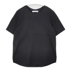 ASTRAET コットンフライス クルーネック ショートスリーブ カットソー 定価12100円 半袖Ｔシャツ カットソー ブラック レディース アストラット【中古】6-0702S∞のサムネイル