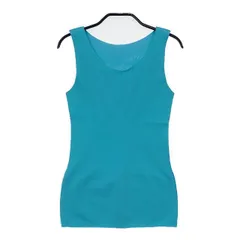 me ISSEY MIYAKE キャミソール タンクトップ ターコイズブルー レディース ミー イッセイミヤケ【中古】6-0702S∞のサムネイル