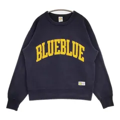 BLUE BLUE RUSSELL ATHLETIC カレッジロゴ 前V 裏起毛 トレーナー スウェット ネイビー メンズ ブルーブルー【中古】6-0702T∞のサムネイル