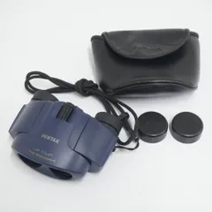 PENTAX UP 10x21 5.0° 双眼鏡 USED美品 ポロプリズム ネイビー Uシリーズ コンパクト 軽量 アウトドア 完動品 中古 CE5263のサムネイル