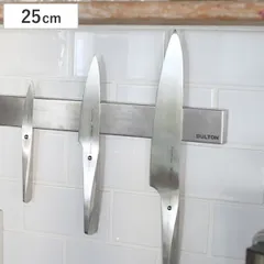 ダルトン DULTON キッチンツールホルダー 25cm マグネット式 ステンレス （ ツールホルダー ナイフホルダー 磁石 マグネットツールホルダー 工具 キッチンツール 収納 壁面収納 壁掛け ナイフスタンド キッチン収納 )のサムネイル