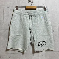 CLUCT × RUSSELL ATHLETI クラクト ラッセルアスレティック スウェット ショーツ ショートパンツ ハーフパンツ L ロゴ 刺繍 グレー メンズ SU-41-31のサムネイル
