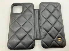 CHANEL シャネル マトラッセ キャビアスキン 手帳型 iPhoneケース iPhone12 13 14 15対応 ブラック ココマーク 31番台 イタリア製 レザー カード収納のサムネイル
