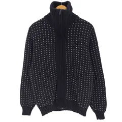 ロンドンフォグ LONDON FOG 90S バーズアイ ドライバーズニット ジップ ニット メンズ JPN：L のサムネイル