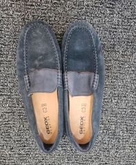 ジェオックス レスピラ スエード ドライビングシューズ(ローファー