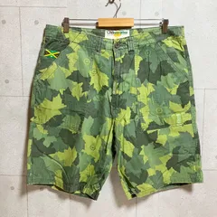 LRG Surplus サープラス カモフラ ハーフパンツ リーフカモ ショートパンツ ショーツ ミリタリー 34 グリーン 緑 メンズ SU-41-35のサムネイル